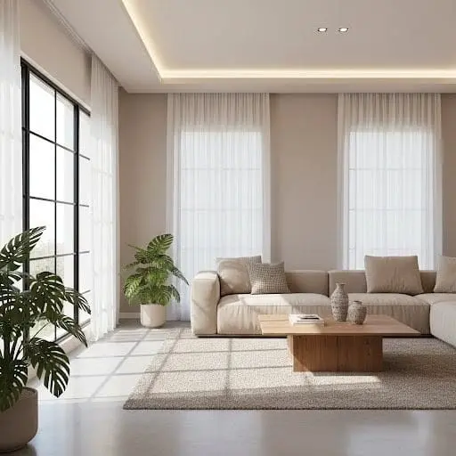 Interior house painting services in Kochi by Global Contracts Pvt Ltd