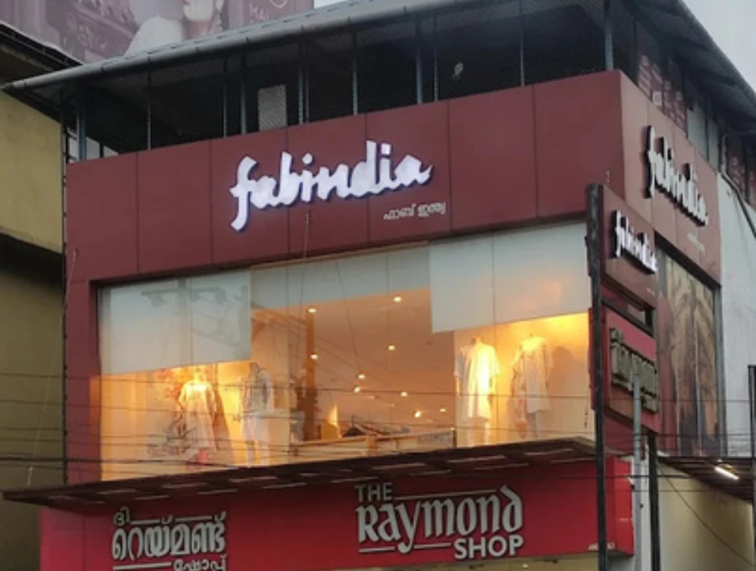 Retail showroom construction by Global Contracts Kochi